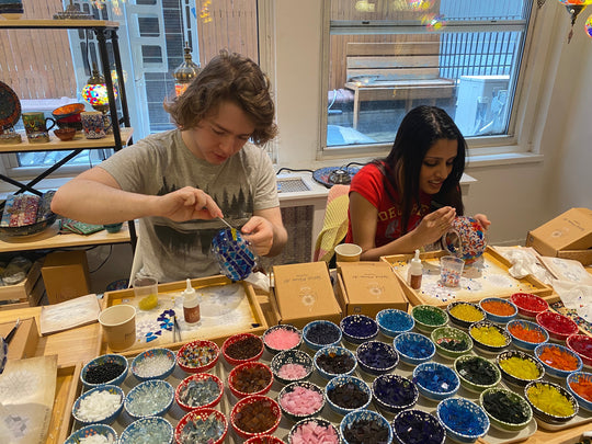 Looking for Birthday Party Ideas in Toronto? Try a Turkish Lamp Workshop