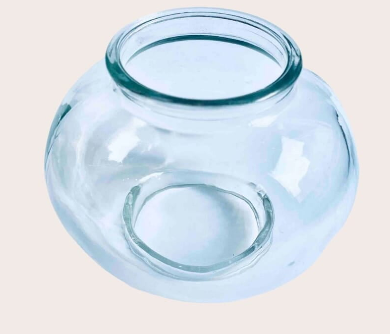 13cm Empty Glass Globe