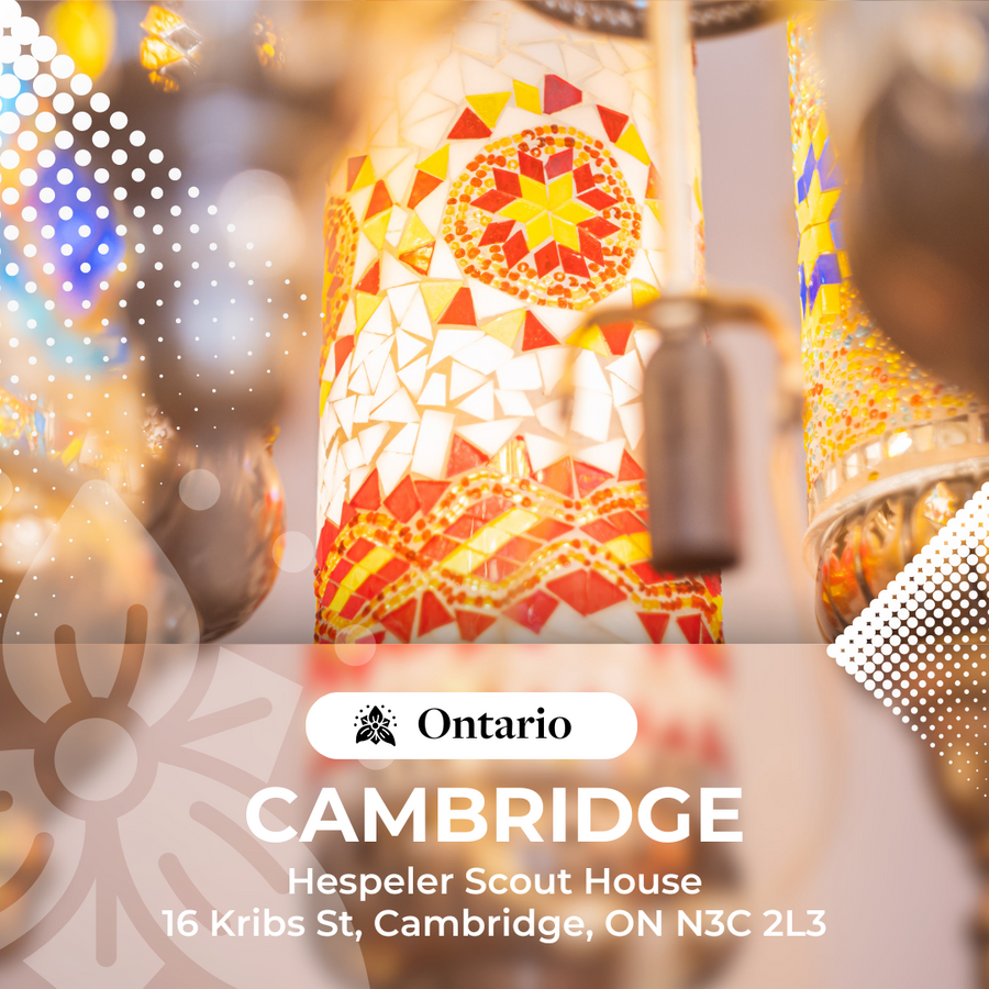 Ontario Turkish Mosaic Lamp DIY Class - Cambridge