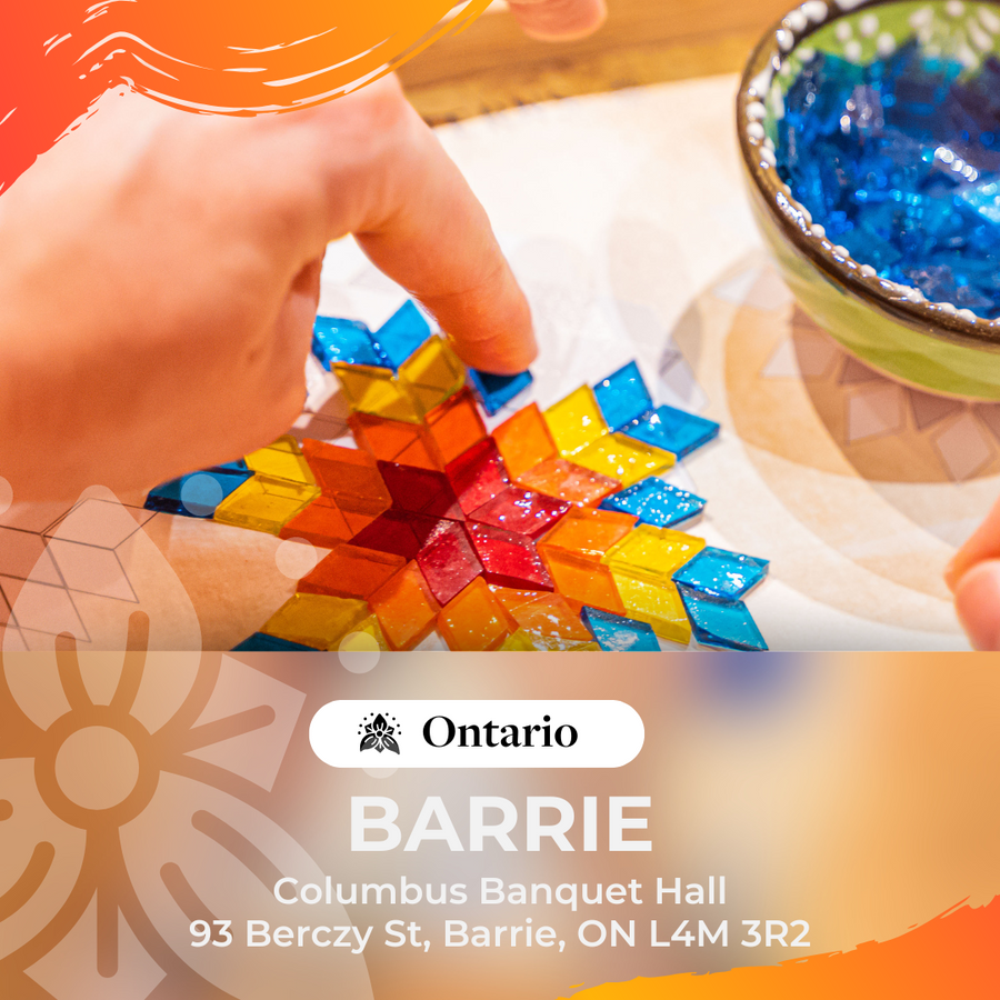 Turkish Mosaic Art DIY Workshops in Barrie, ON