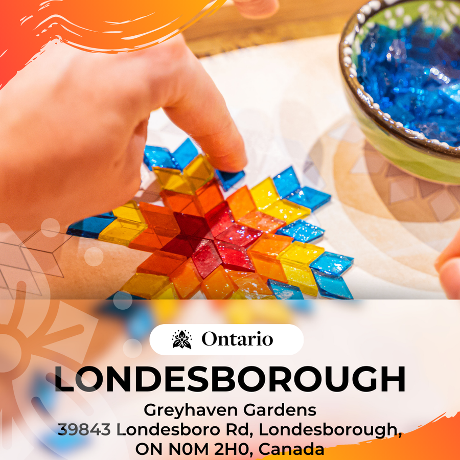 Turkish Mosaic Art DIY Workshops in Londesborough, ON