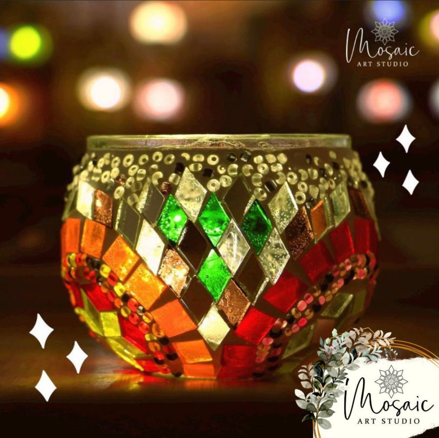 *Summer Special* Candle Holder Turkish Mosaic DIY Workshop in Burlington , ON